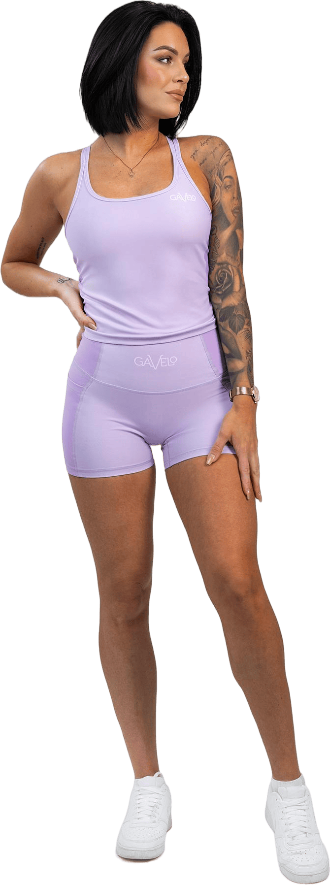 Pastel Paradise Shorts Lilac