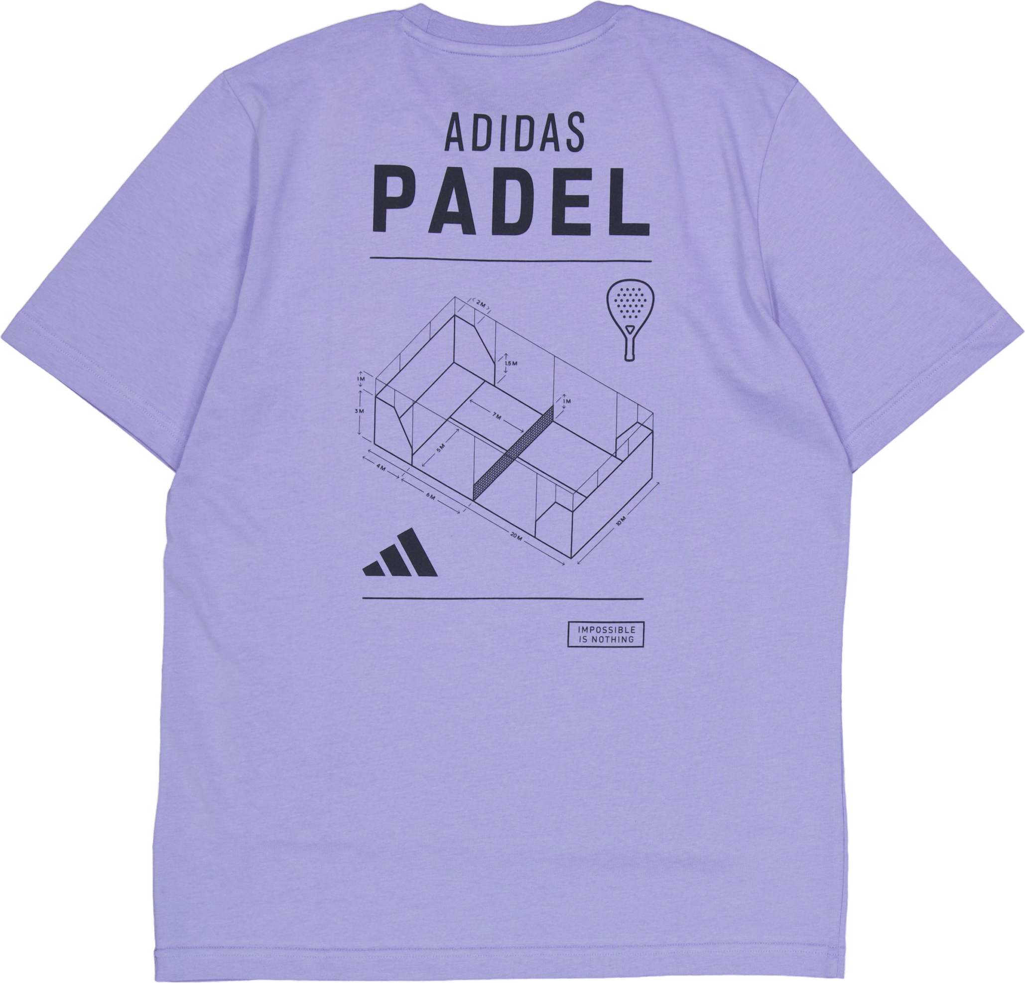 Padel Category Graphic T-shirt Blue - Bild 2