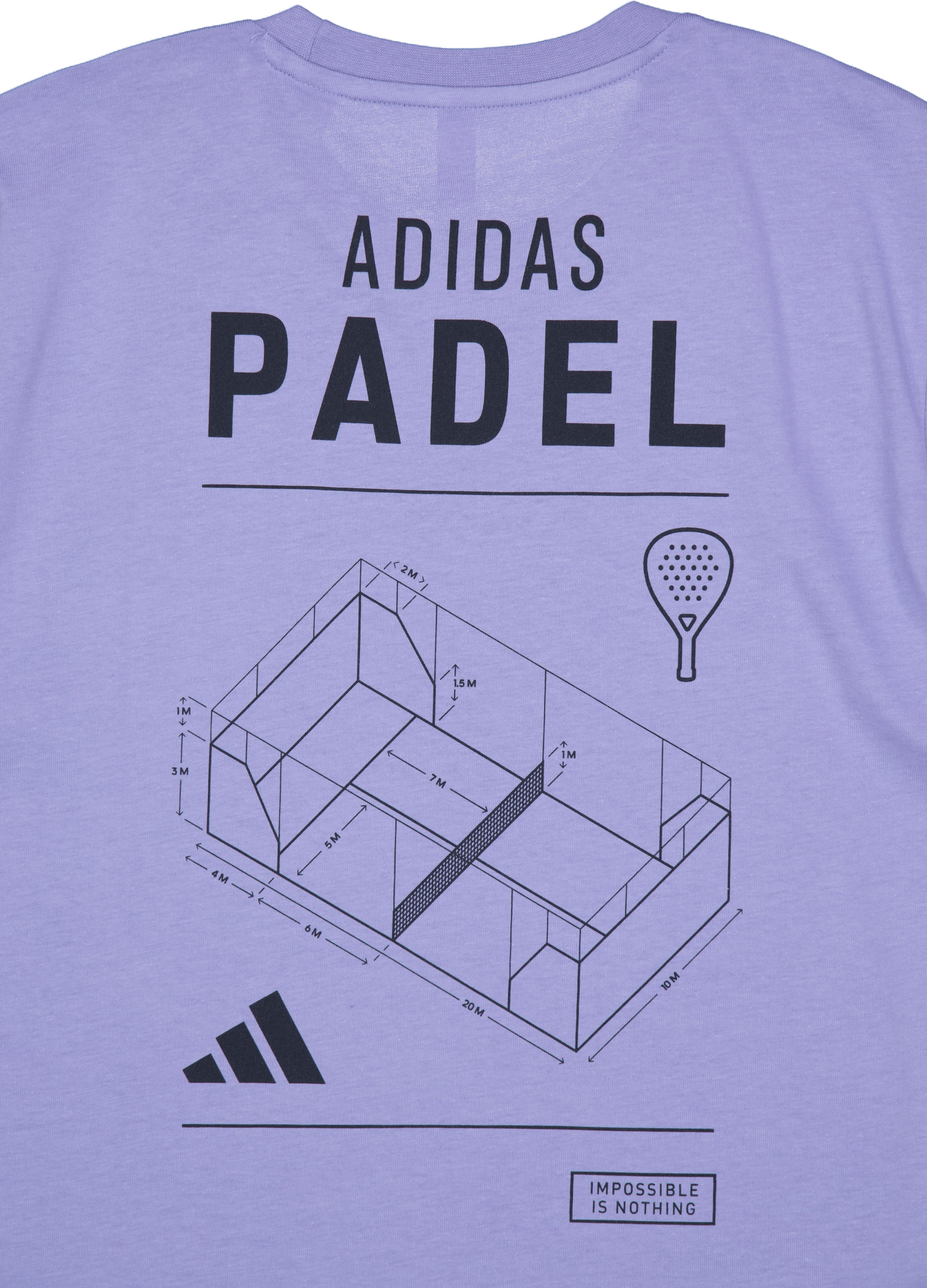 Padel Category Graphic T-shirt Blue - Bild 4