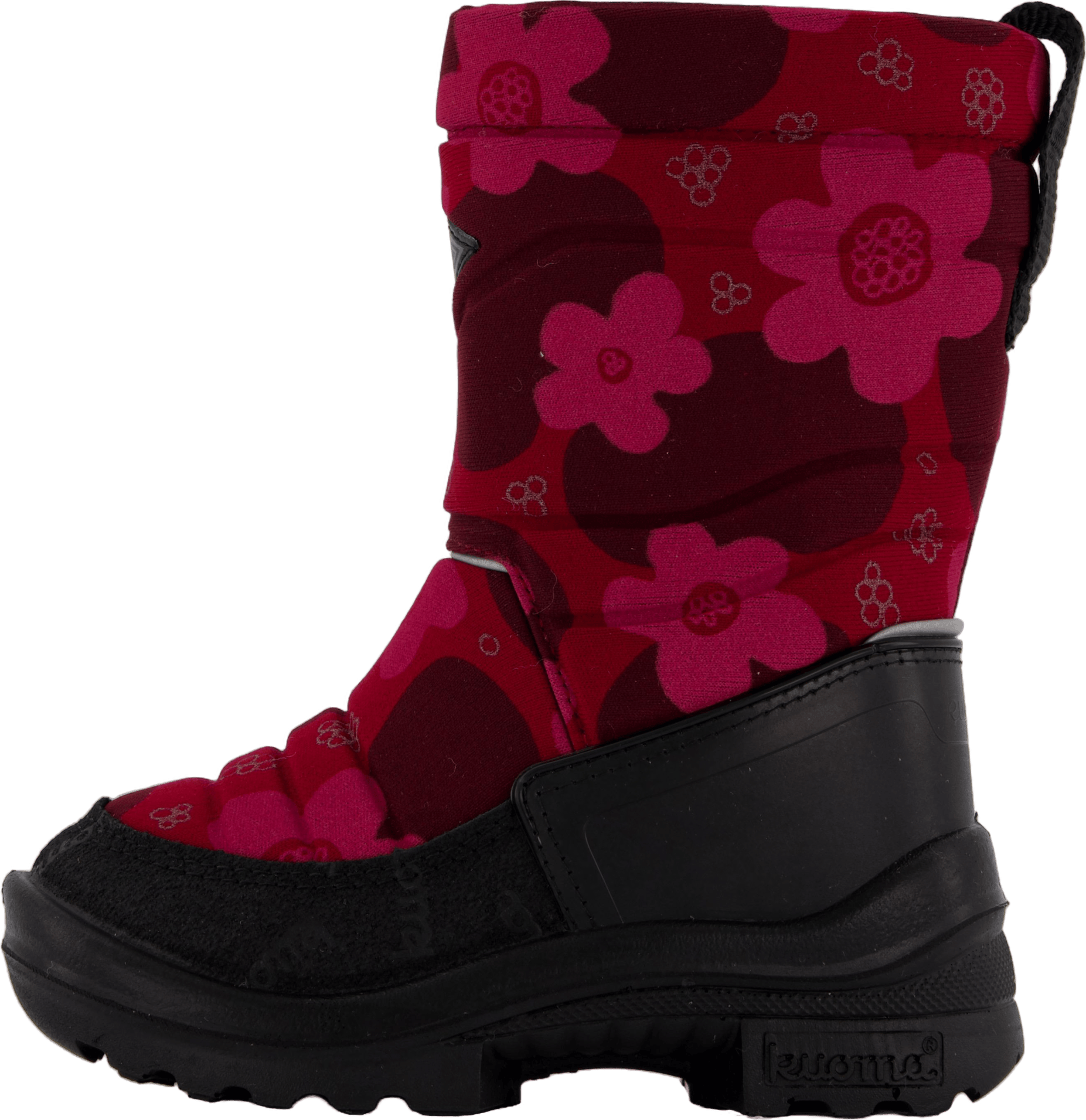Putkivarsi Wool Bordeaux Flower Reflective
