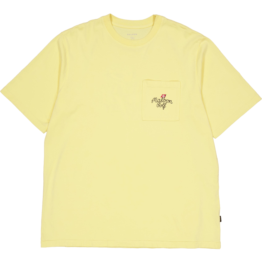 Founder Ss Pocket Tee Pale Yellow