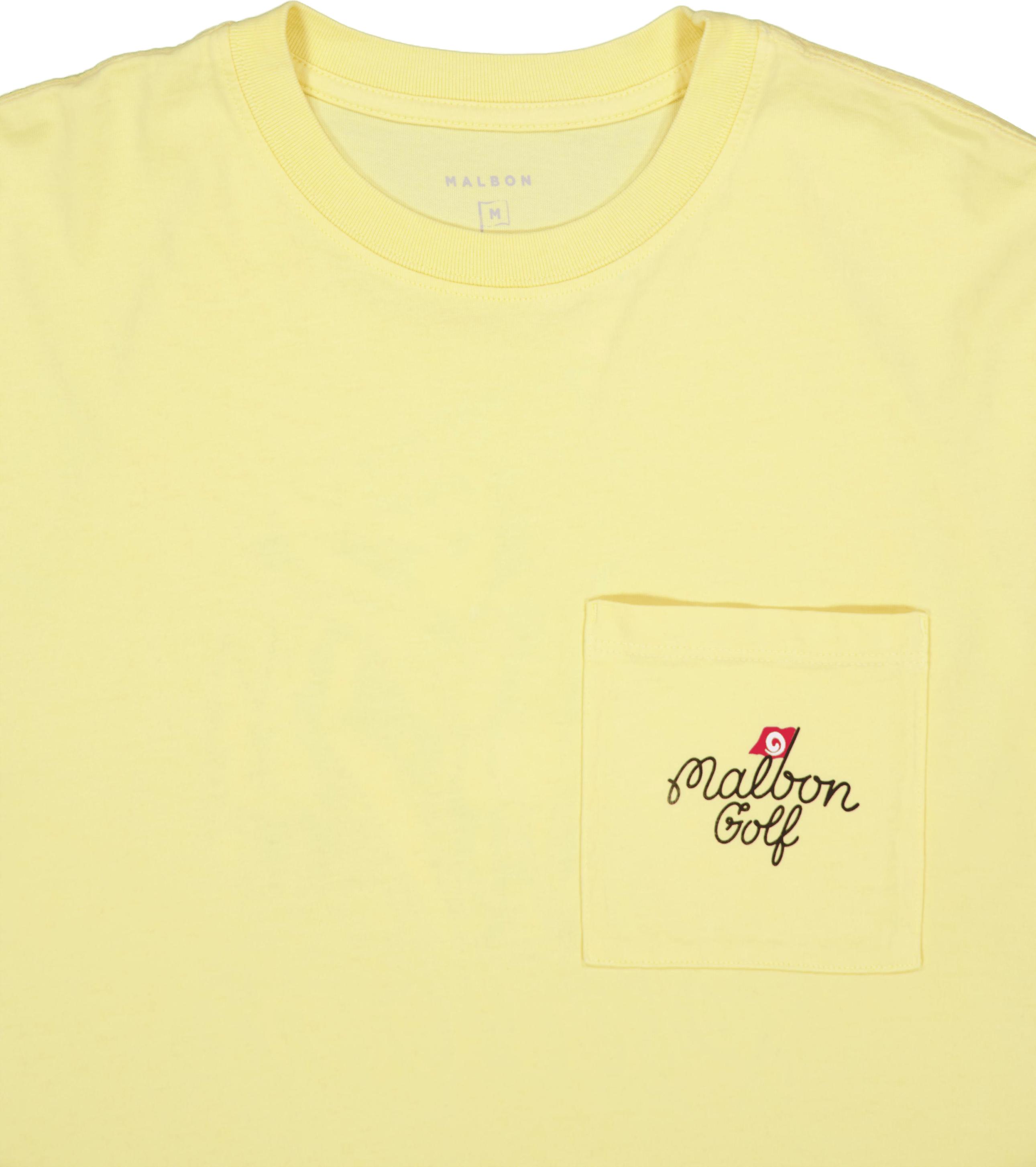 Founder Ss Pocket Tee Pale Yellow - Bild 3