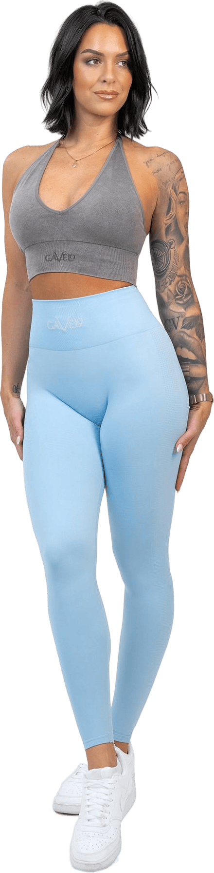 Seamless Booster Tights Sky Blue - Bild 3