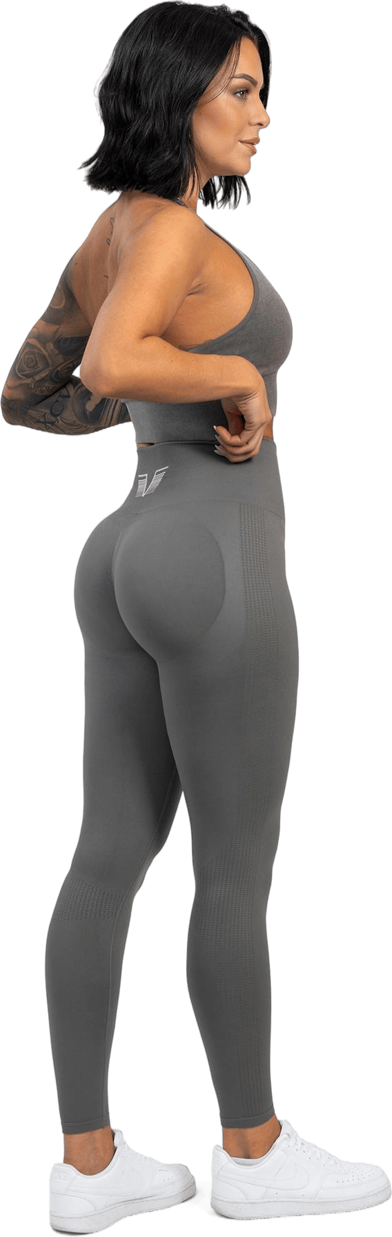 Seamless Booster Tights Light Grey - Bild 2