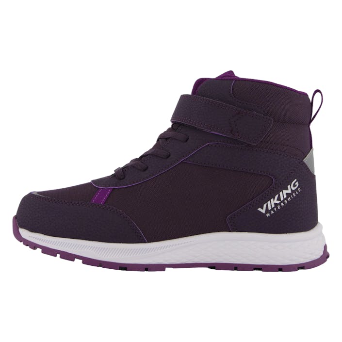 Equip Warm Wp 1v Aubergine/purple, Unisex, Shoes, Boots, high-top sneakers, Purple, EU 40