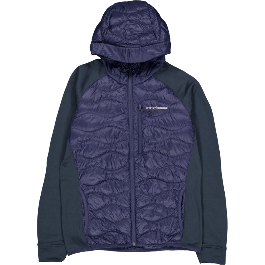 M Helium Down Hybrid Hood Blue Shadow