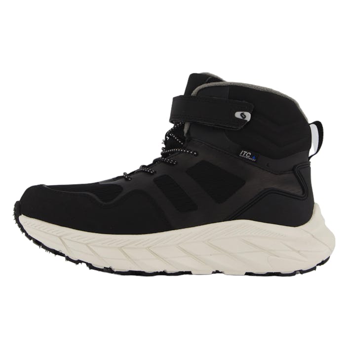 Karlstad Black, Unisex, Shoes, Boots, high-top sneakers, Black, EU 30
