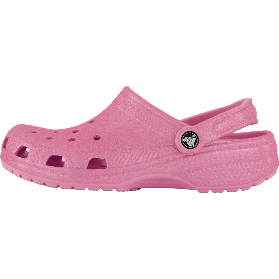 Classic Glitter Clog K Pink Tweed Glitter