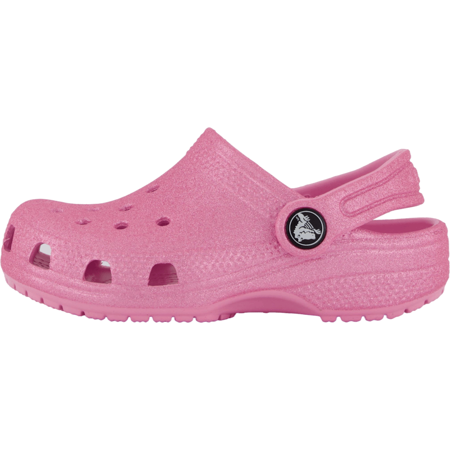 Classic Glitter Clog T Pink Tweed Glitter