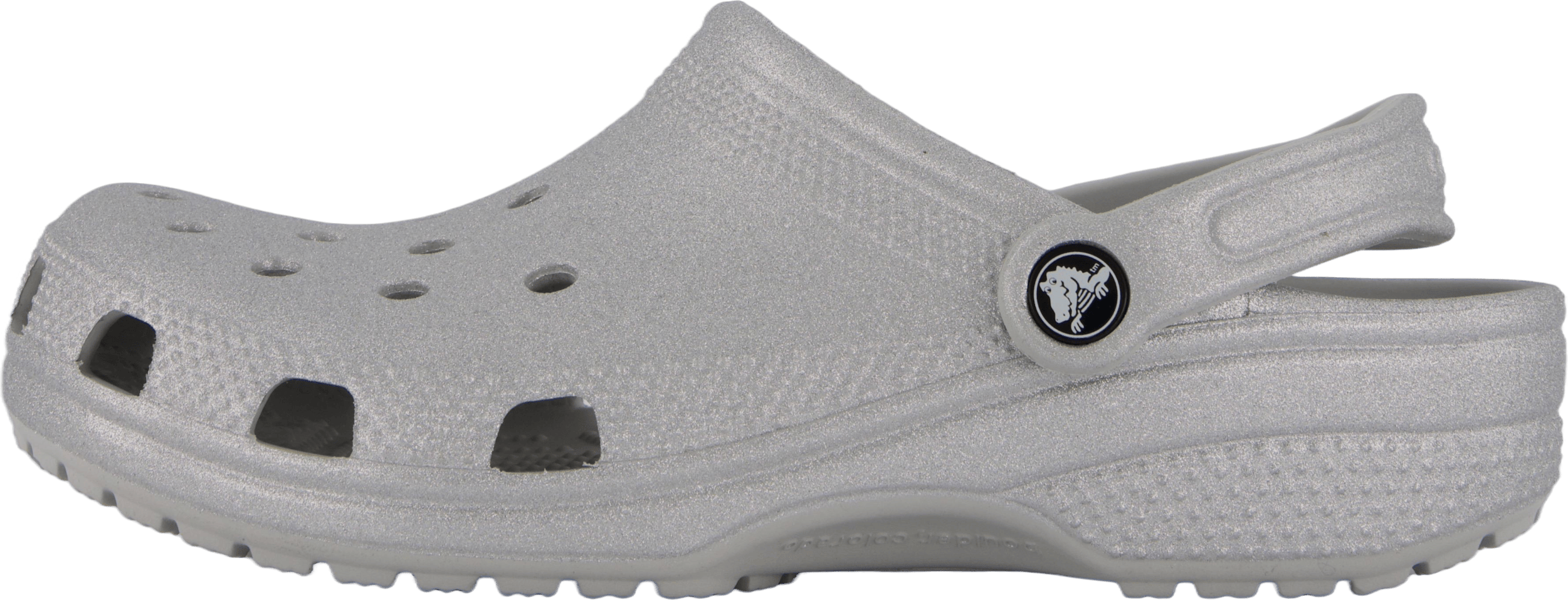 Classic Glitter Clog K Silver Glitter