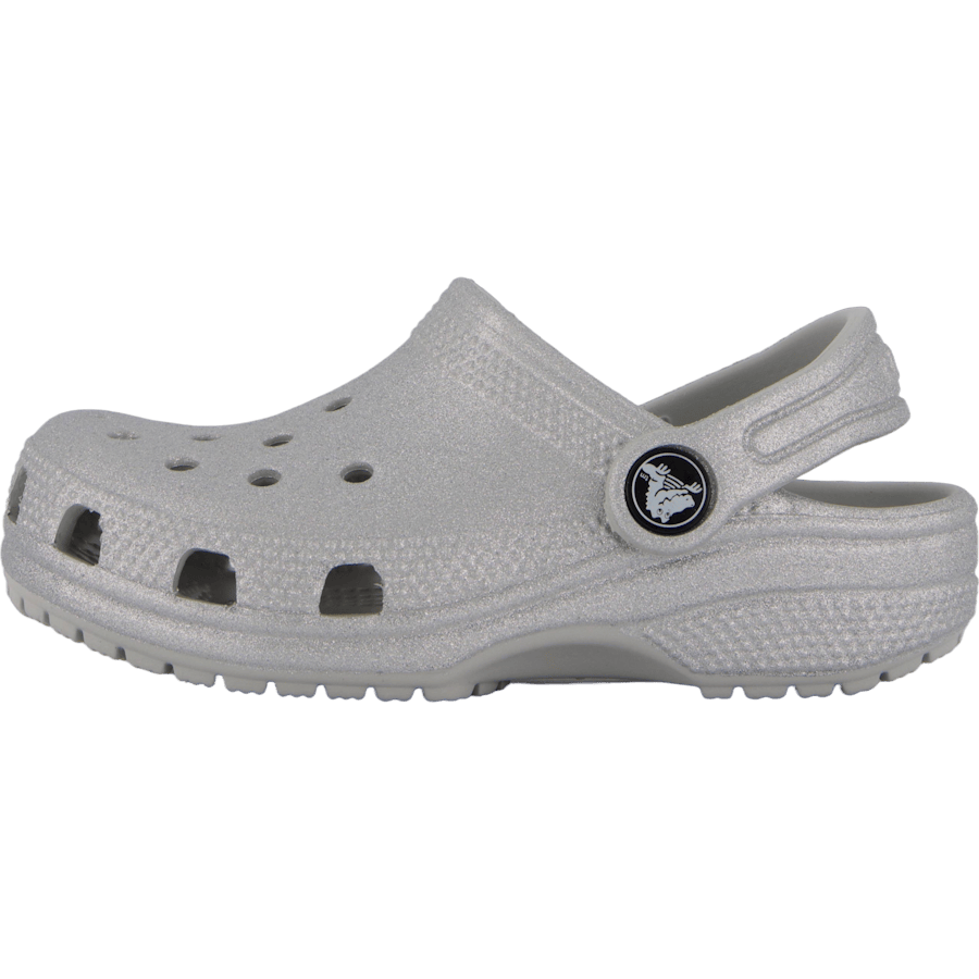 Classic Glitter Clog T Silver Glitter