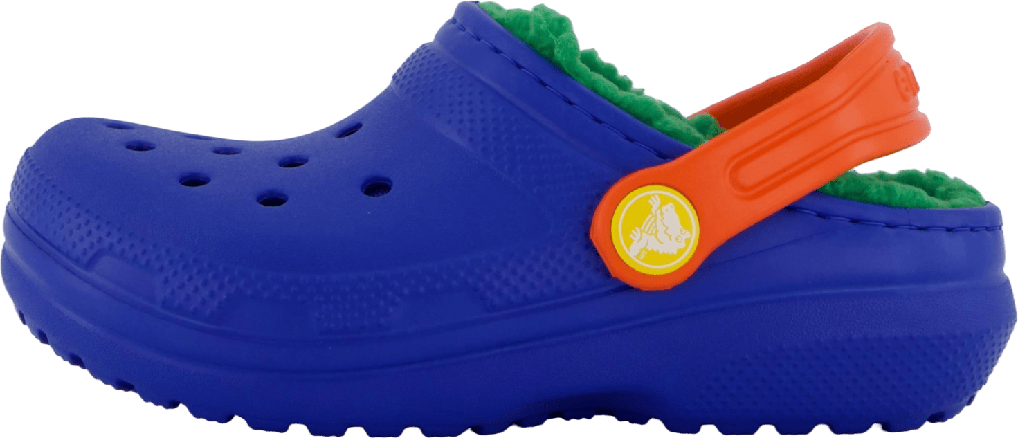 Classic Lined Clog T Blue Bolt/multi, Unisex, Shoes, Sandals and Slippers, sandals, Blue, EU 25/26