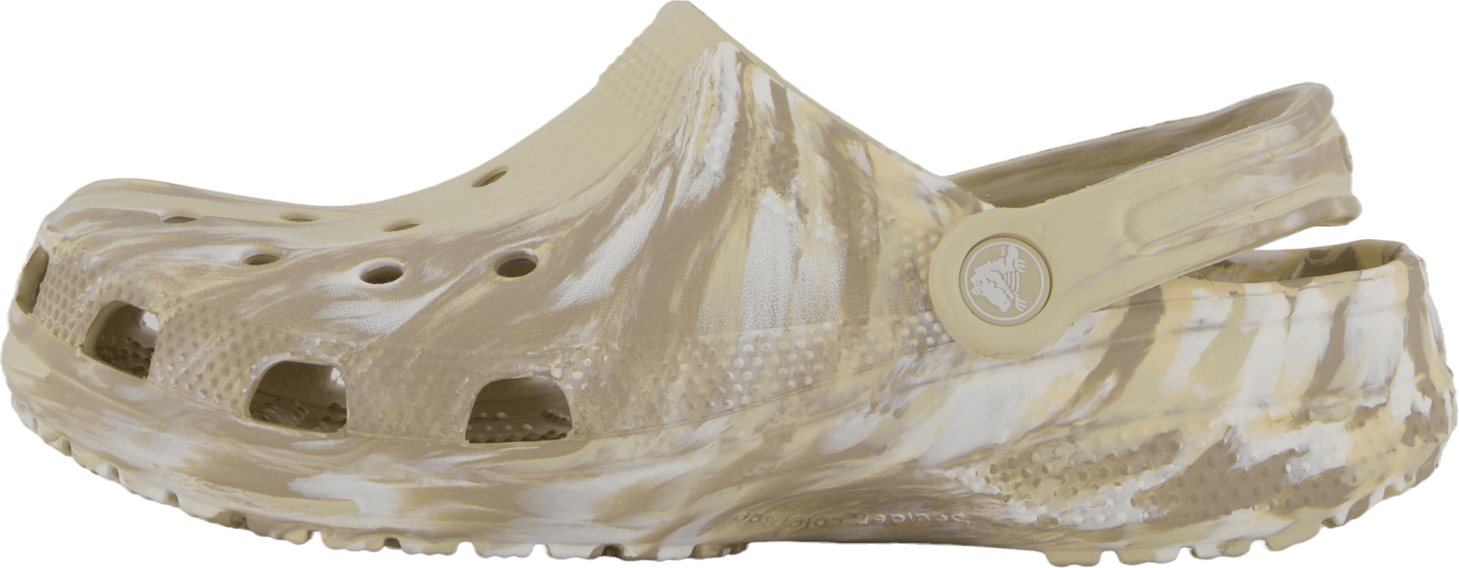 Classic Marbled Clog Bone/multi, Female, Schuhe, Sandalen und Hausschuhe, Sandalen, Beige, EU 42/43