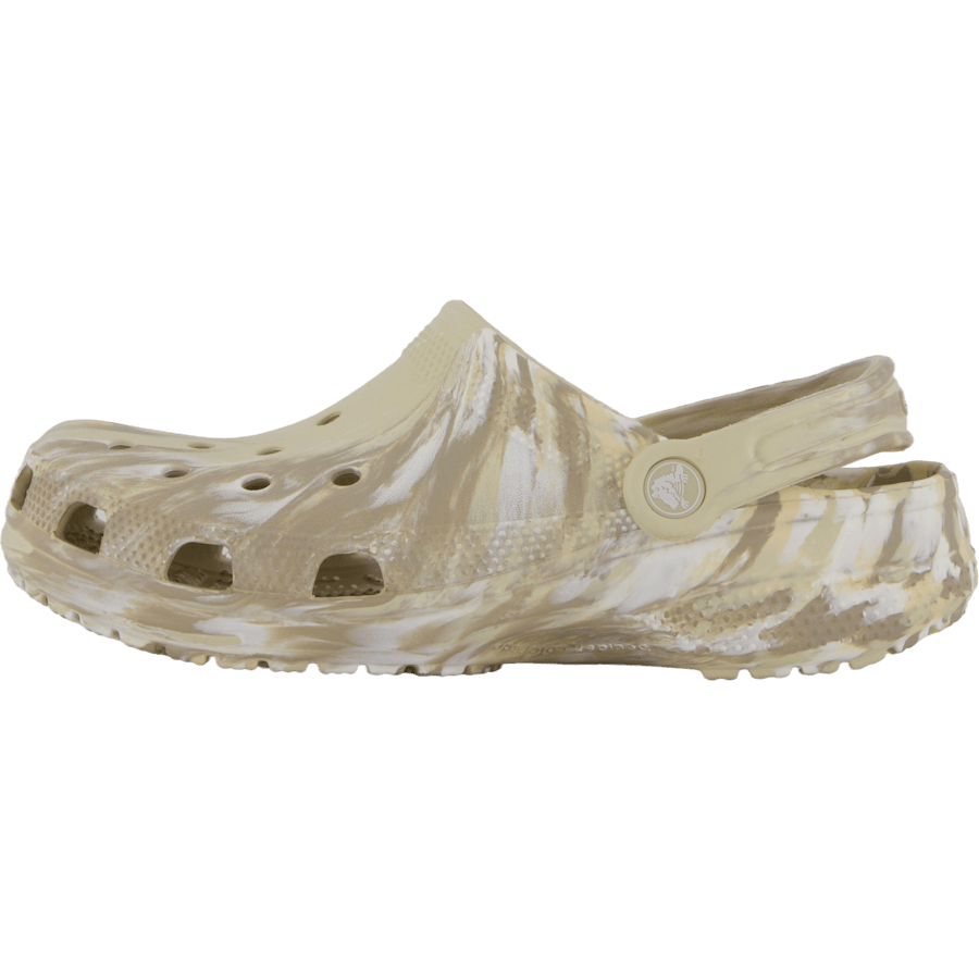 Classic Marbled Clog Bone/multi