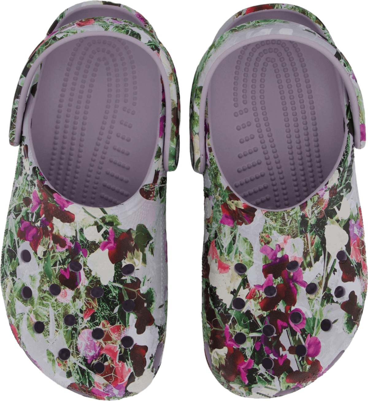 Classic Photoreal Floral Clog Mauve Mist