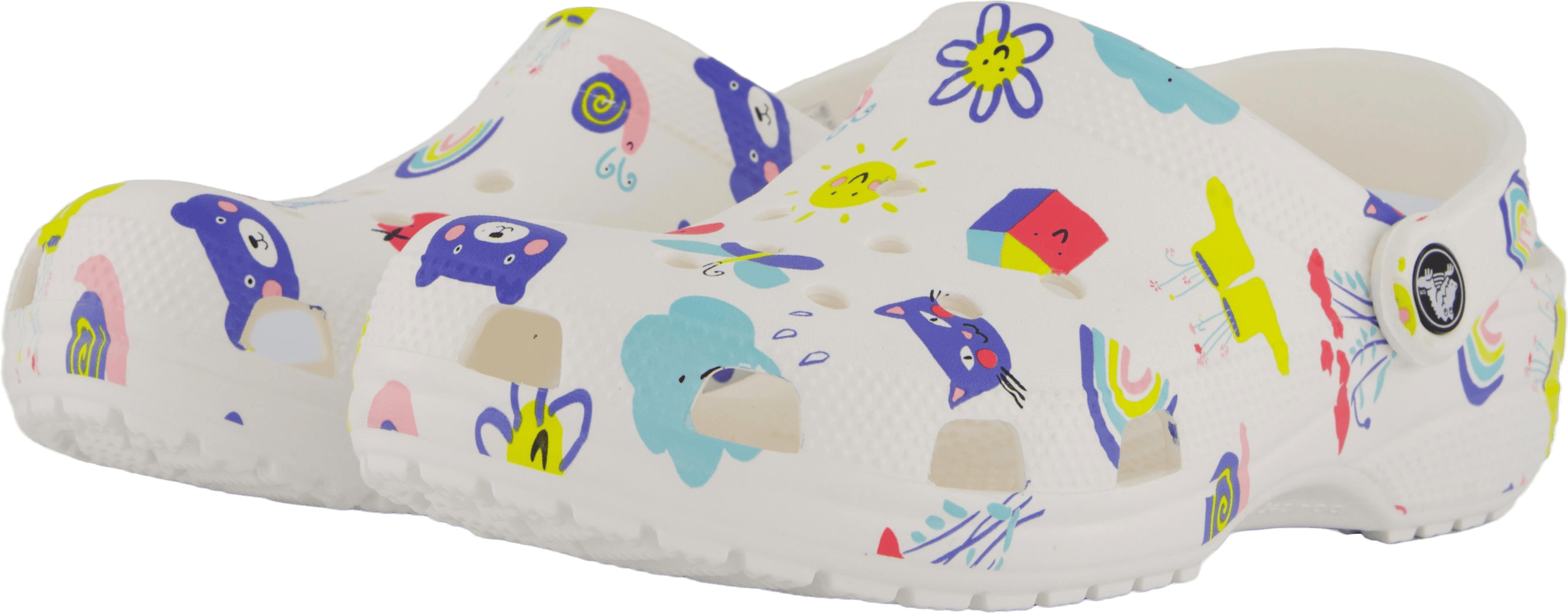 Classic Doodle Print Clog K White/multi - Bild 2