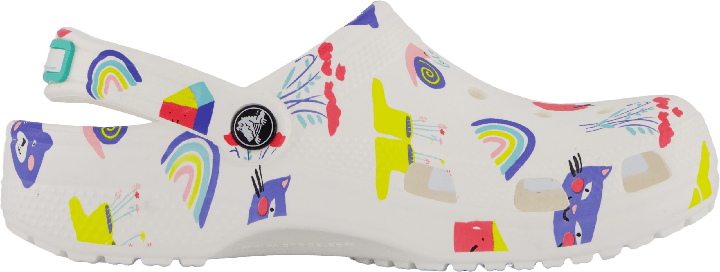 Classic Doodle Print Clog K White/multi - Bild 3