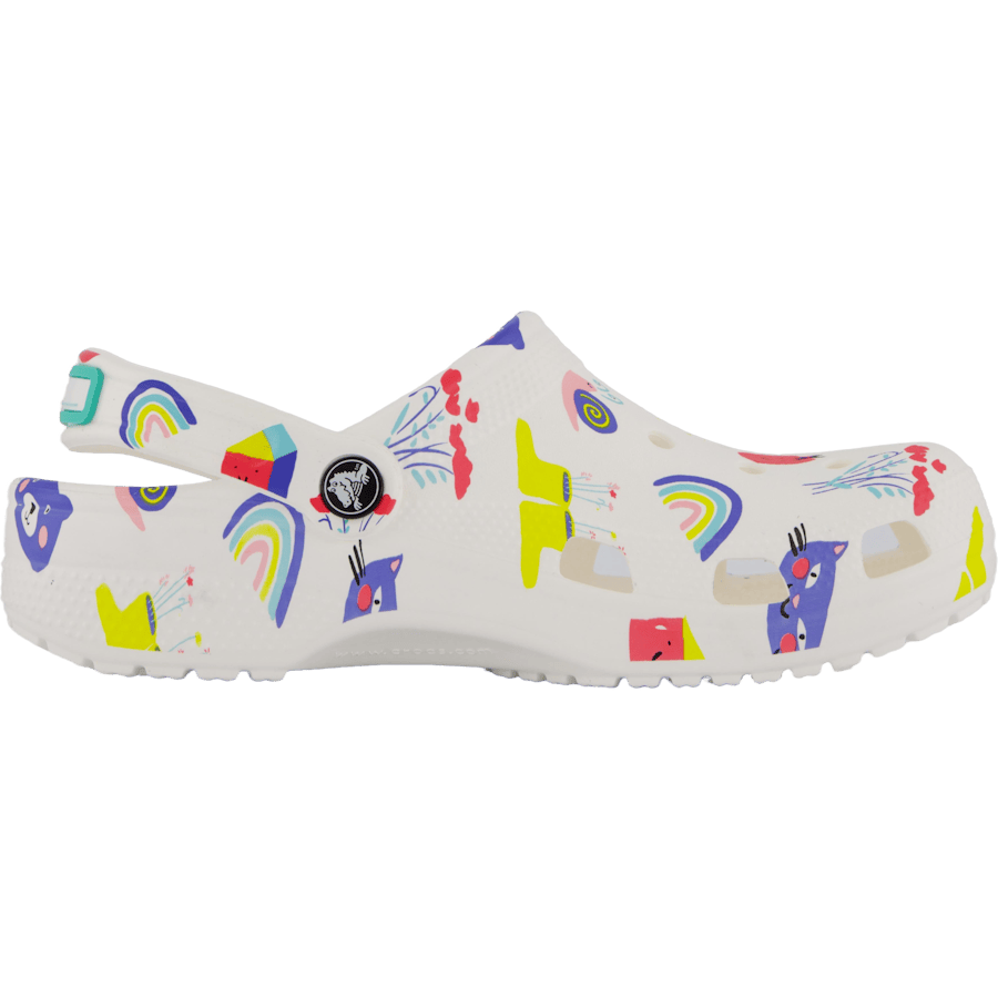 Classic Doodle Print Clog K White/multi - Bild 3