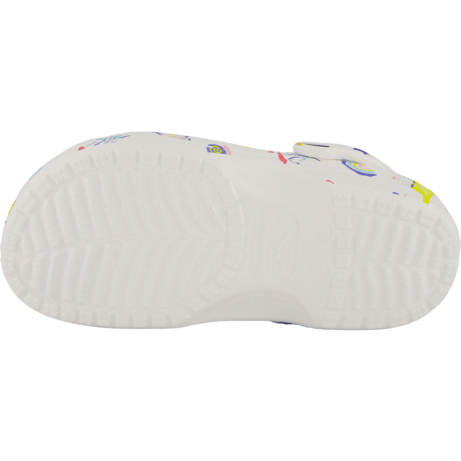 Classic Doodle Print Clog K White/multi - Bild 4
