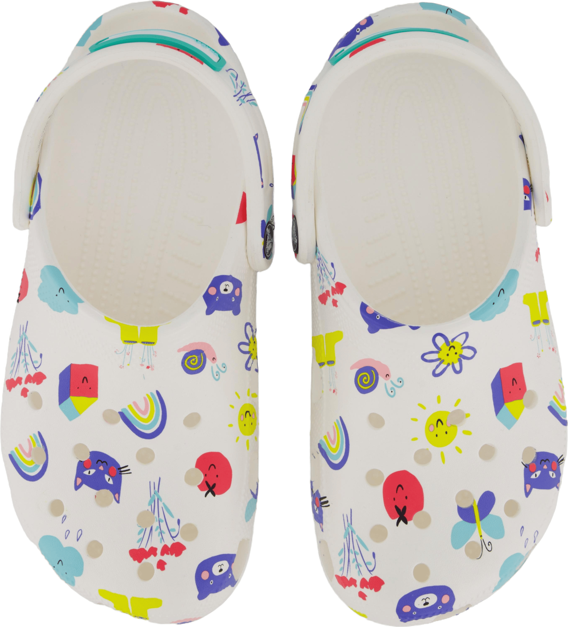 Classic Doodle Print Clog K White/multi - Bild 6