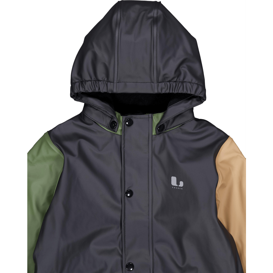 Fagerhult Rain Baby Overall, F Anth/green - Bild 3