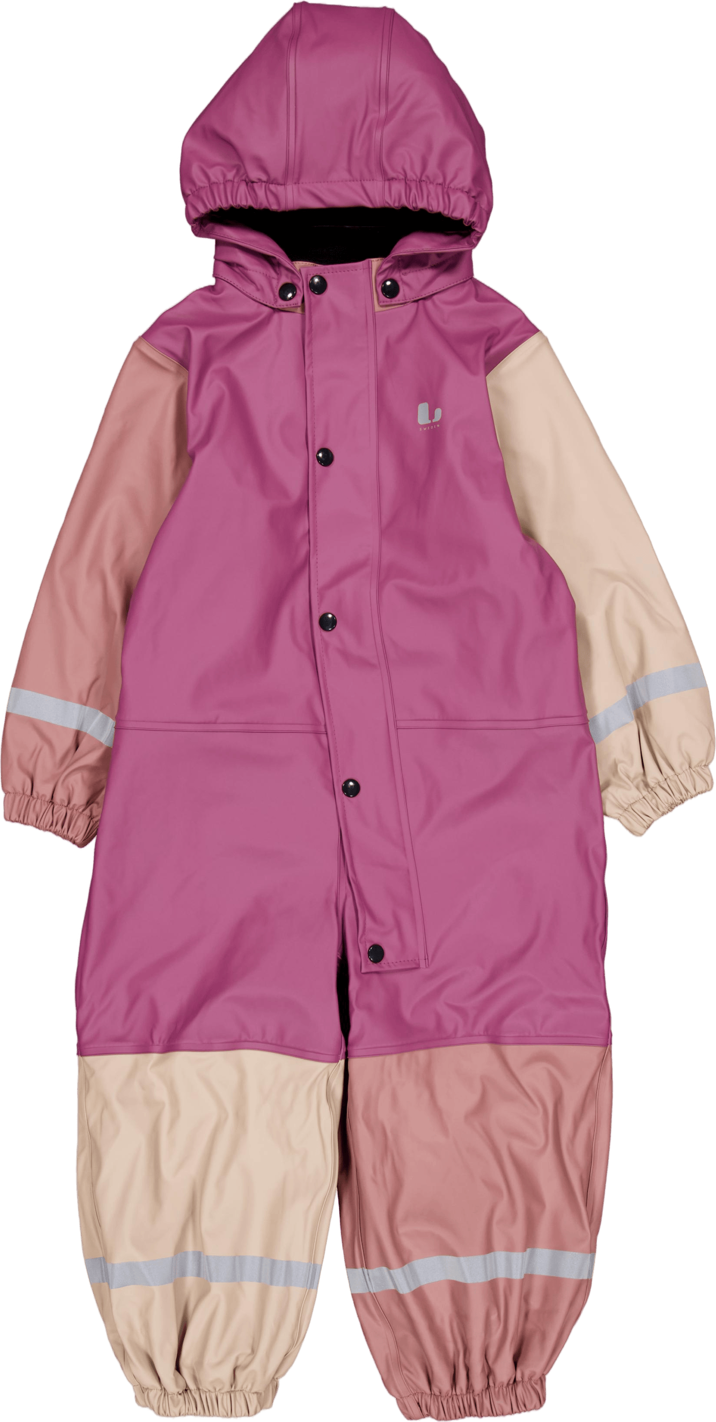 Fagerhult Rain Baby Overall, F Pink/rose, Unisex, Apparels, Tracksuits & Overalls, Pink, 74