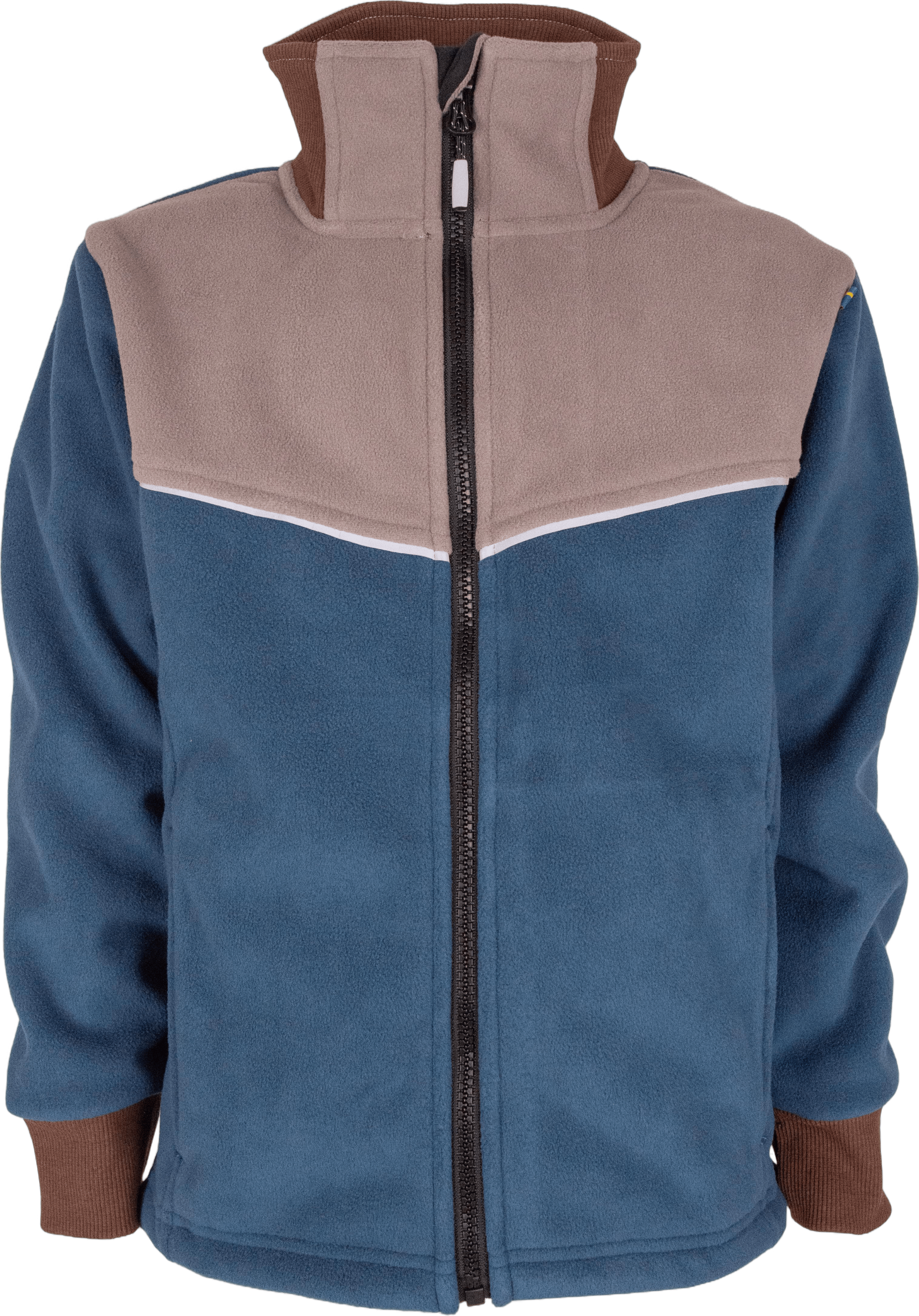 Stormy Jacket, Windfleece Grey/dark Blue