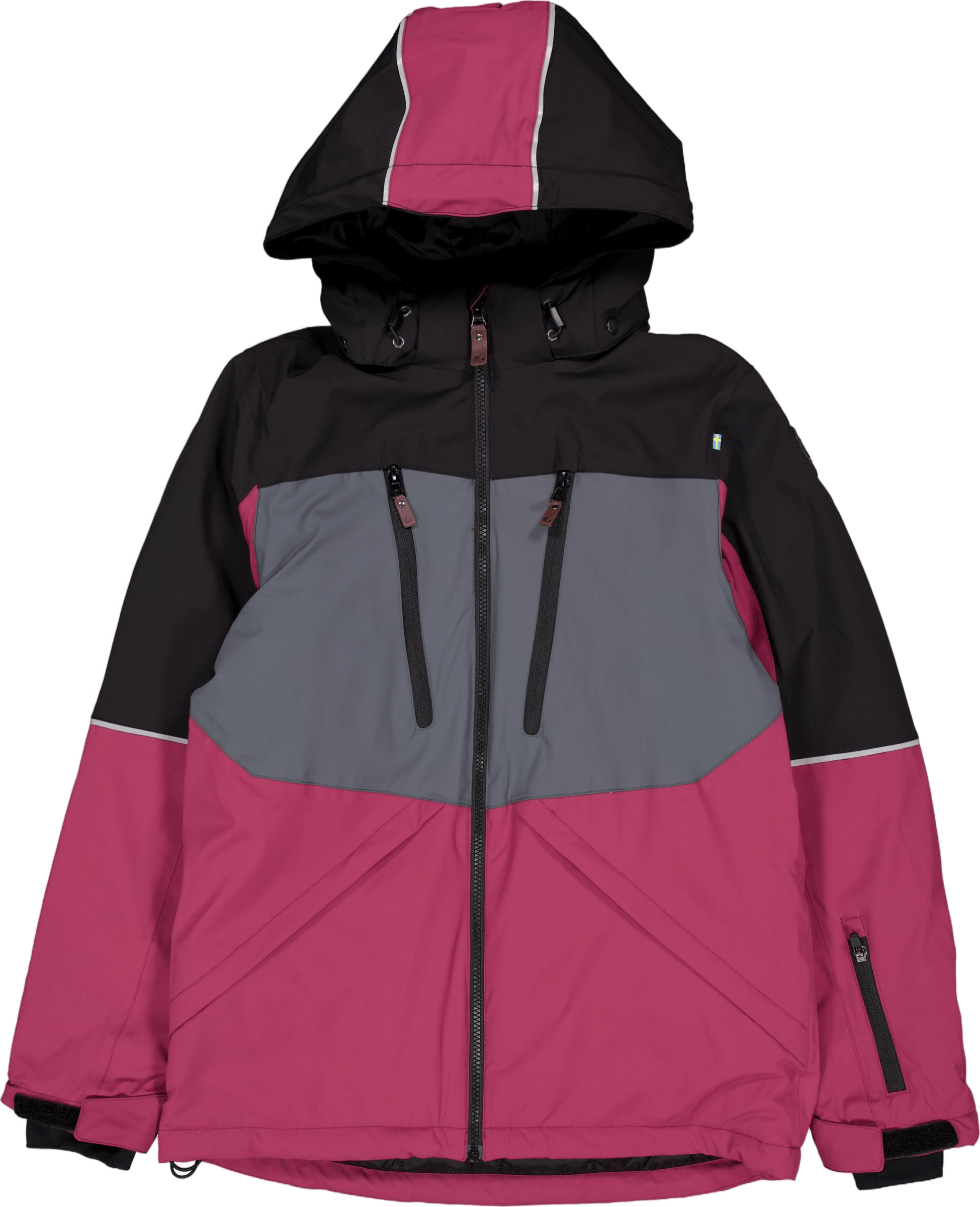 Alpine Winter Jacket Black/cerise, Unisex, Apparels, jackets, Multi color, 120