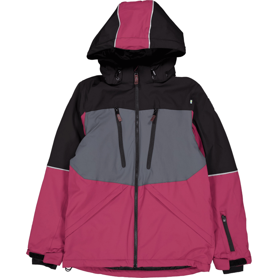 Alpine Winter Jacket Black/cerise