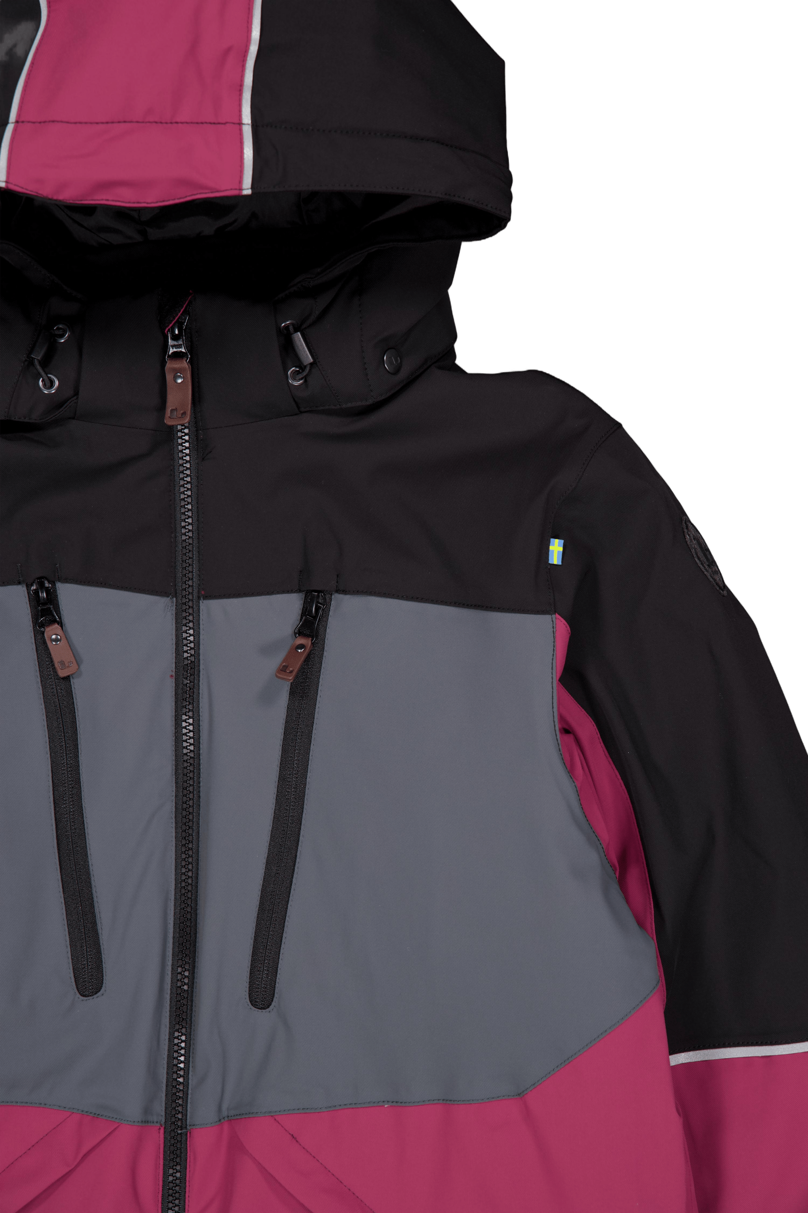 Alpine Winter Jacket Black/cerise - Bild 3