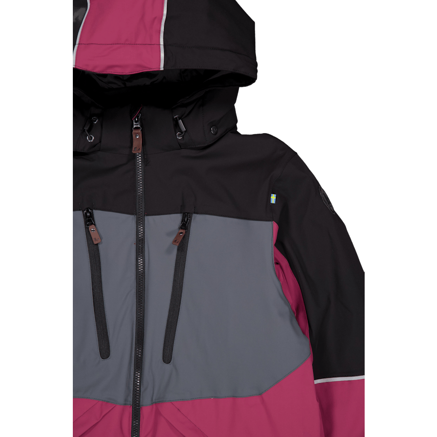 Alpine Winter Jacket Black/cerise - Bild 3