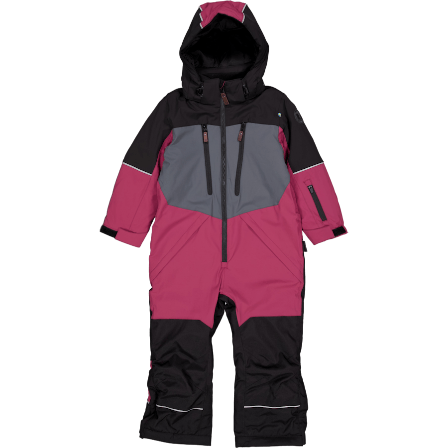 Alpine Winter Overall Black/cerise