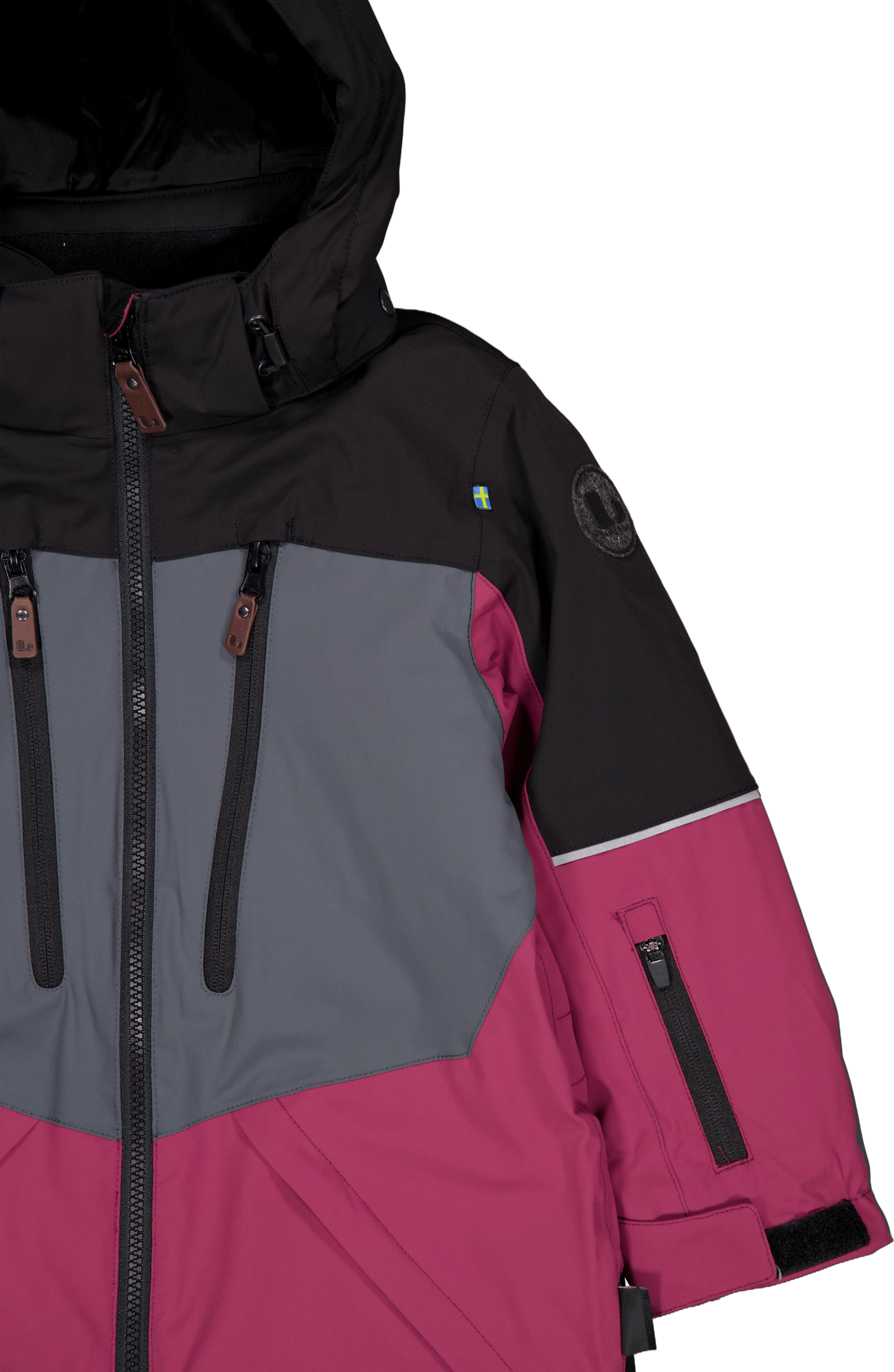 Alpine Winter Overall Black/cerise - Bild 3