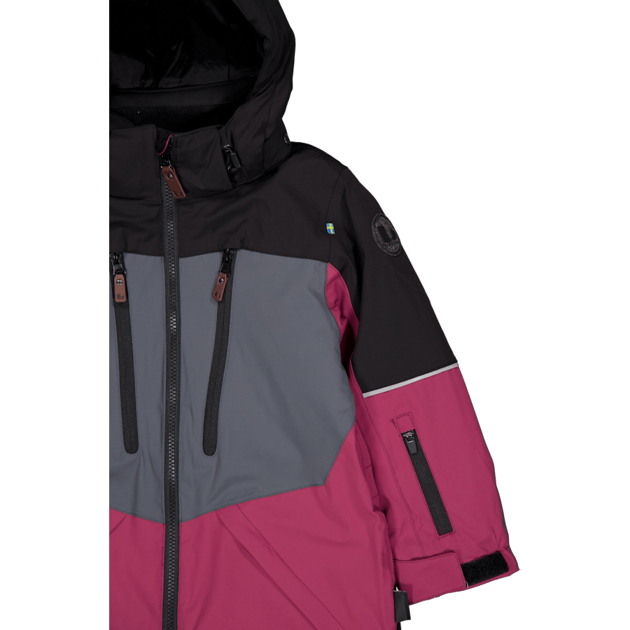 Alpine Winter Overall Black/cerise - Bild 3
