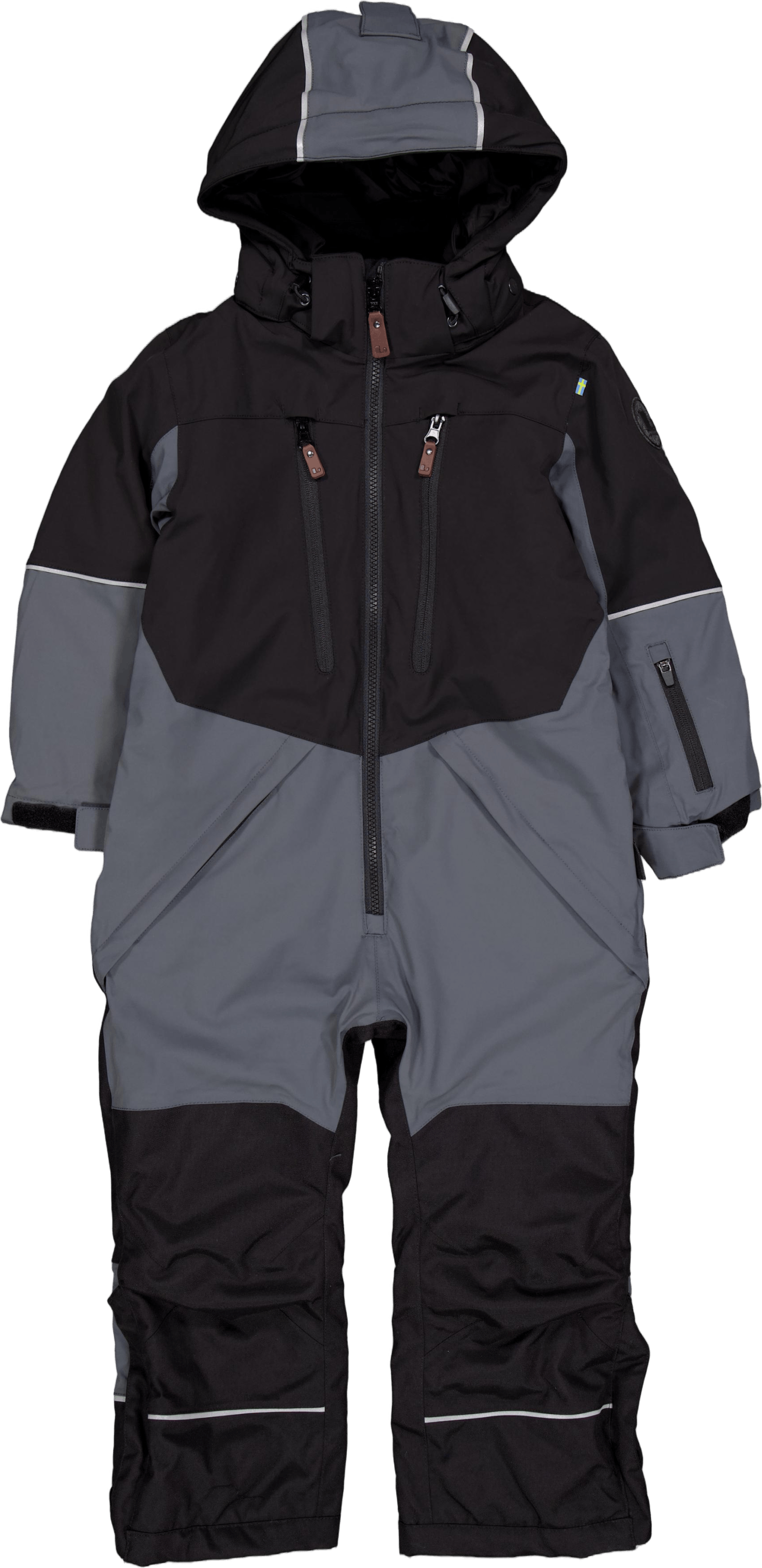 Alpine Winter Overall Black/anth, Unisex, Kleding, Tracksuits en overalls, Grijs, 110