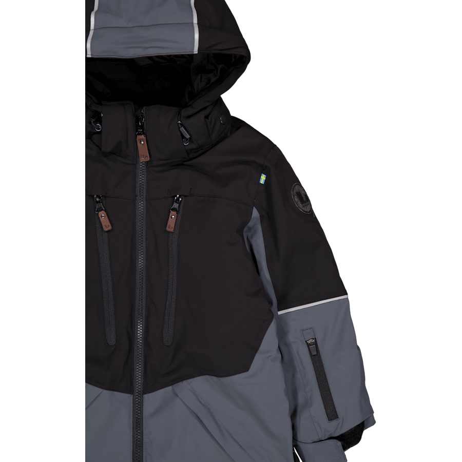 Alpine Winter Overall Black/anth - Bild 3