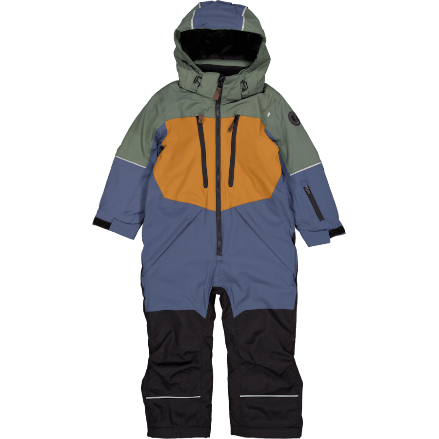 Alpine Winter Overall Green/blue