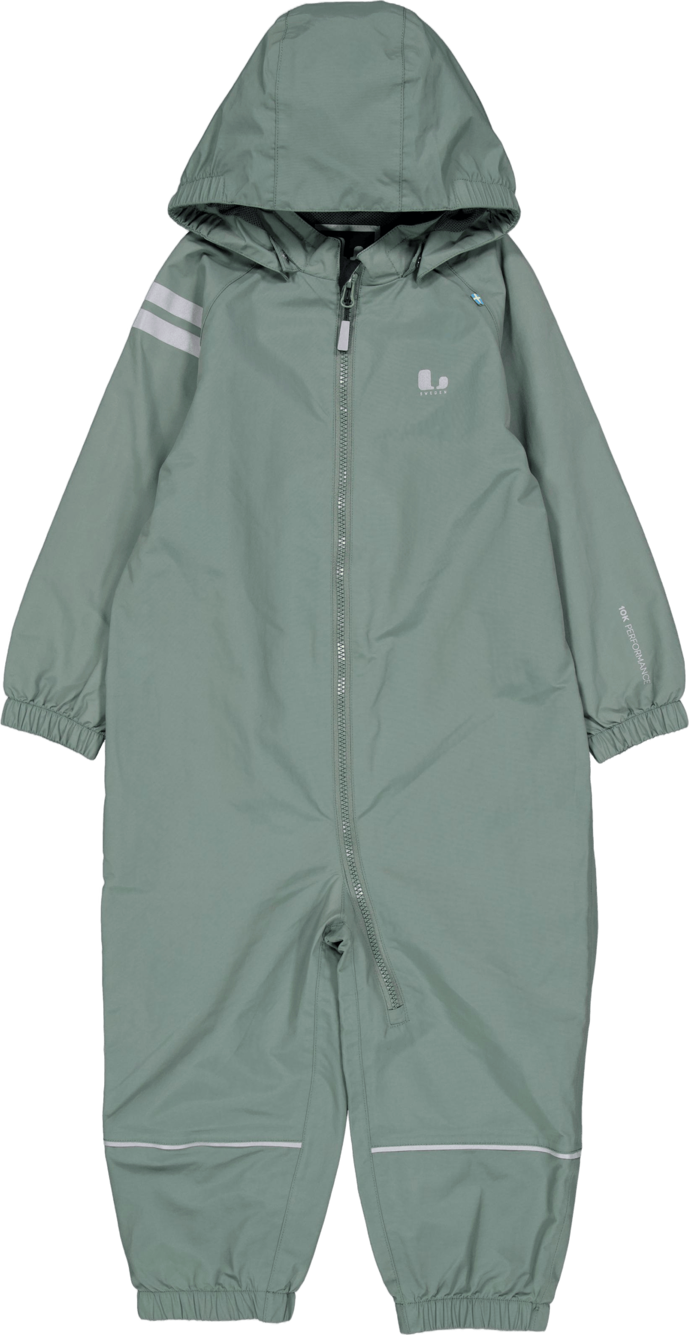 Lingbo Shell Baby Overall Green