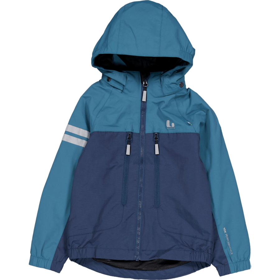 Lingbo Shell Jacket Turquoise/navy
