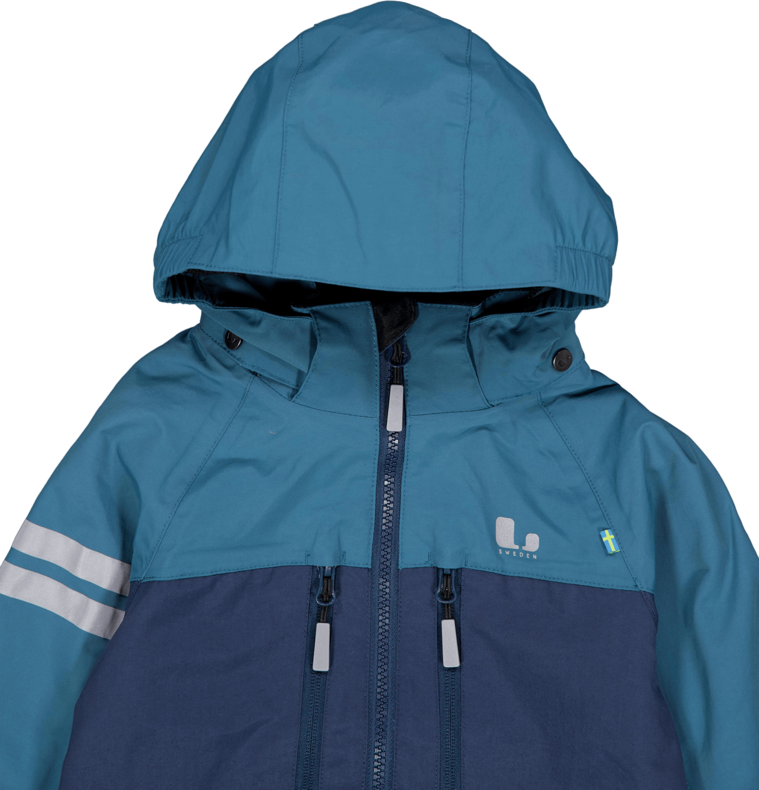 Lingbo Shell Jacket Turquoise/navy - Bild 3