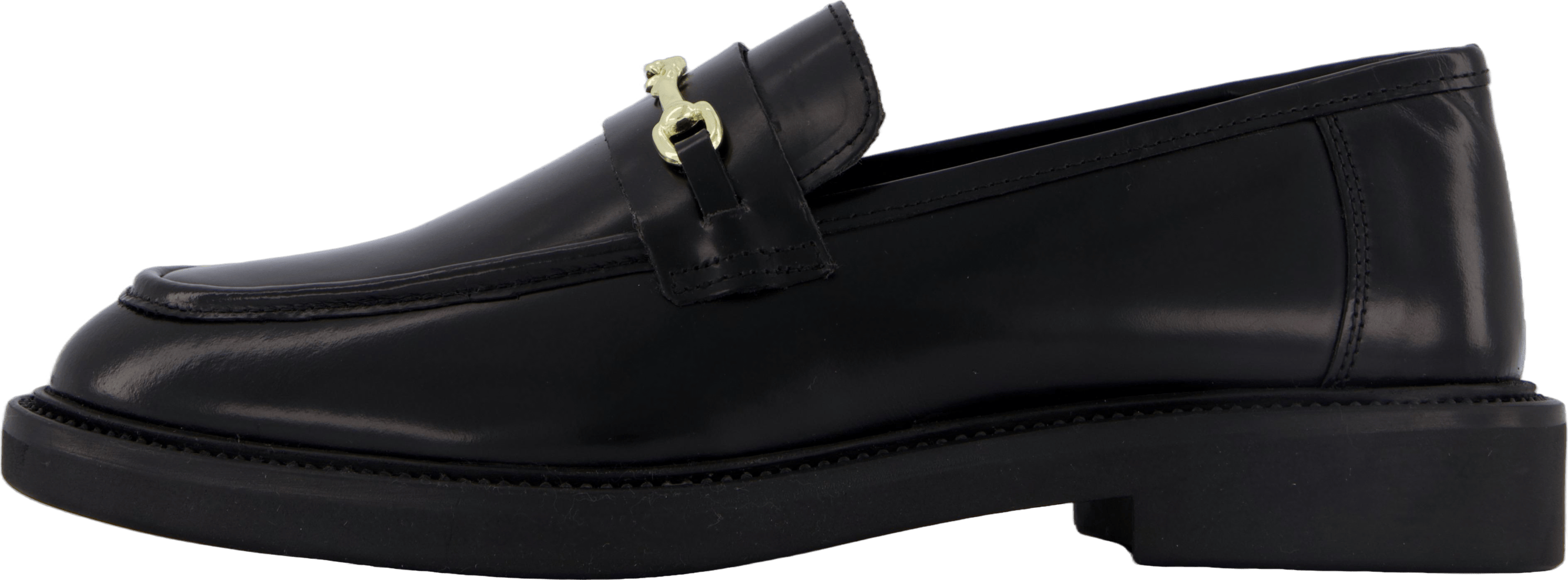 Huddles Black Leather