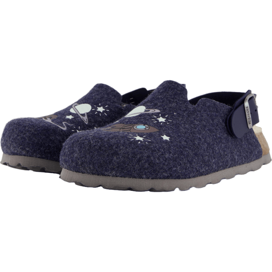 Fussbettpantoffel Blau - Bild 2