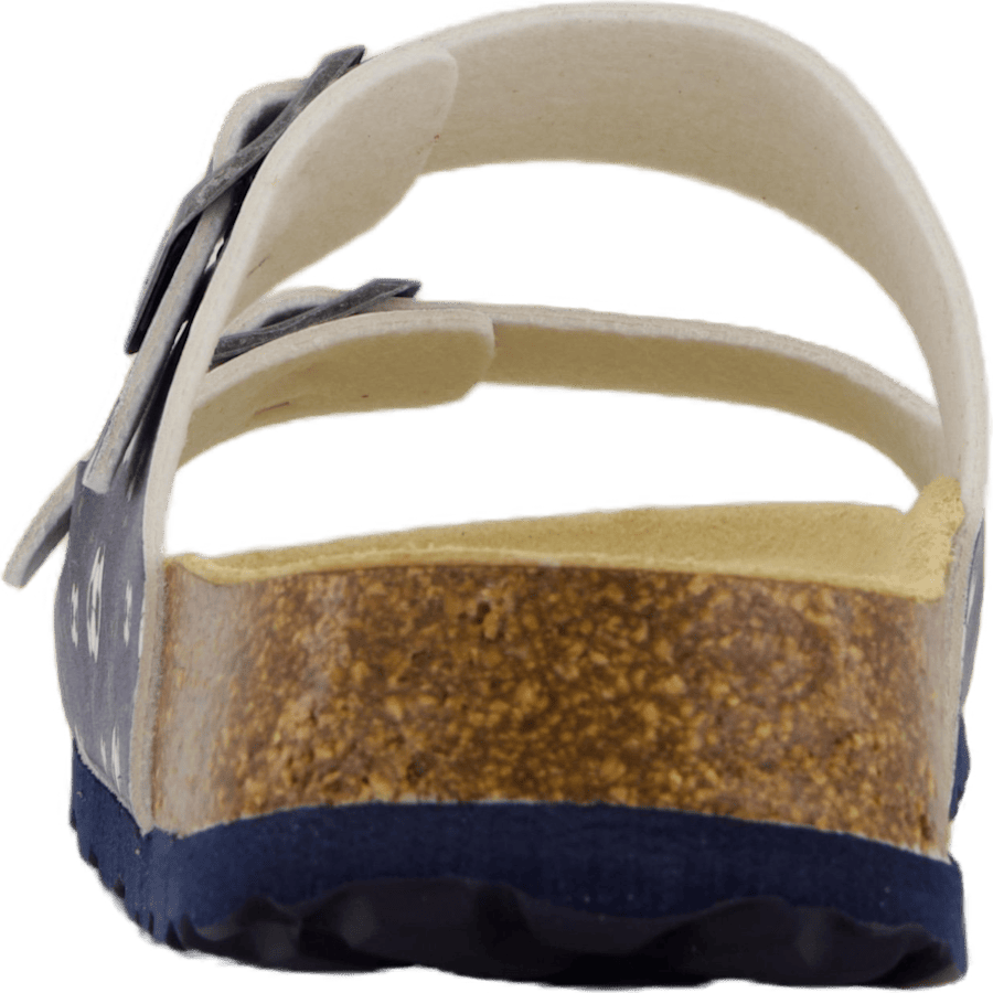 Fussbettpantoffel Blau/mehrfarbig - Bild 5