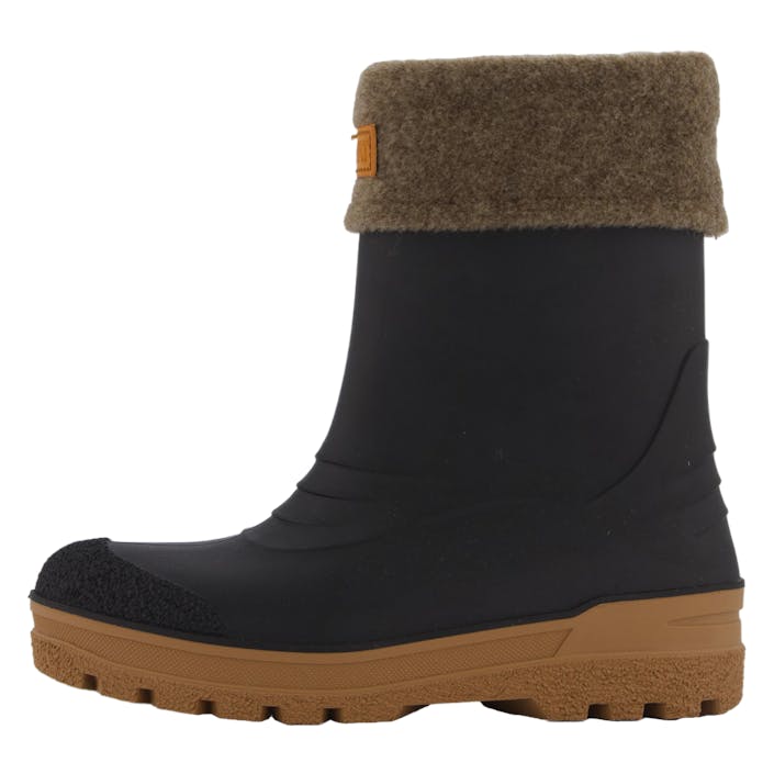 Gimo Wp Black, Unisex, Zapatos, Botas, botas de goma, Negro/Marrón, EU 26