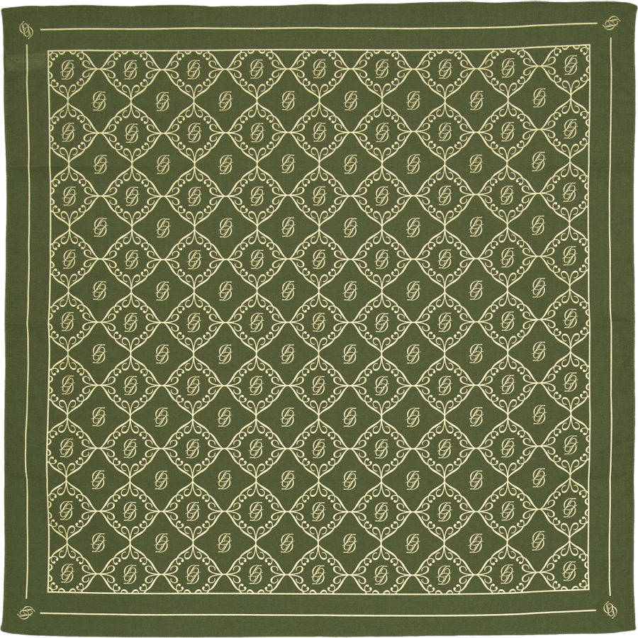 Le Foulard Monogramme Kaki
