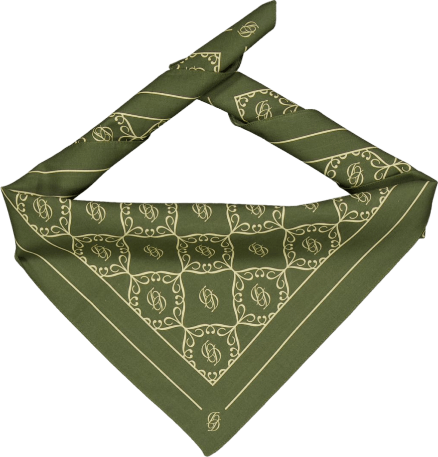 Le Foulard Monogramme Kaki - Bild 2