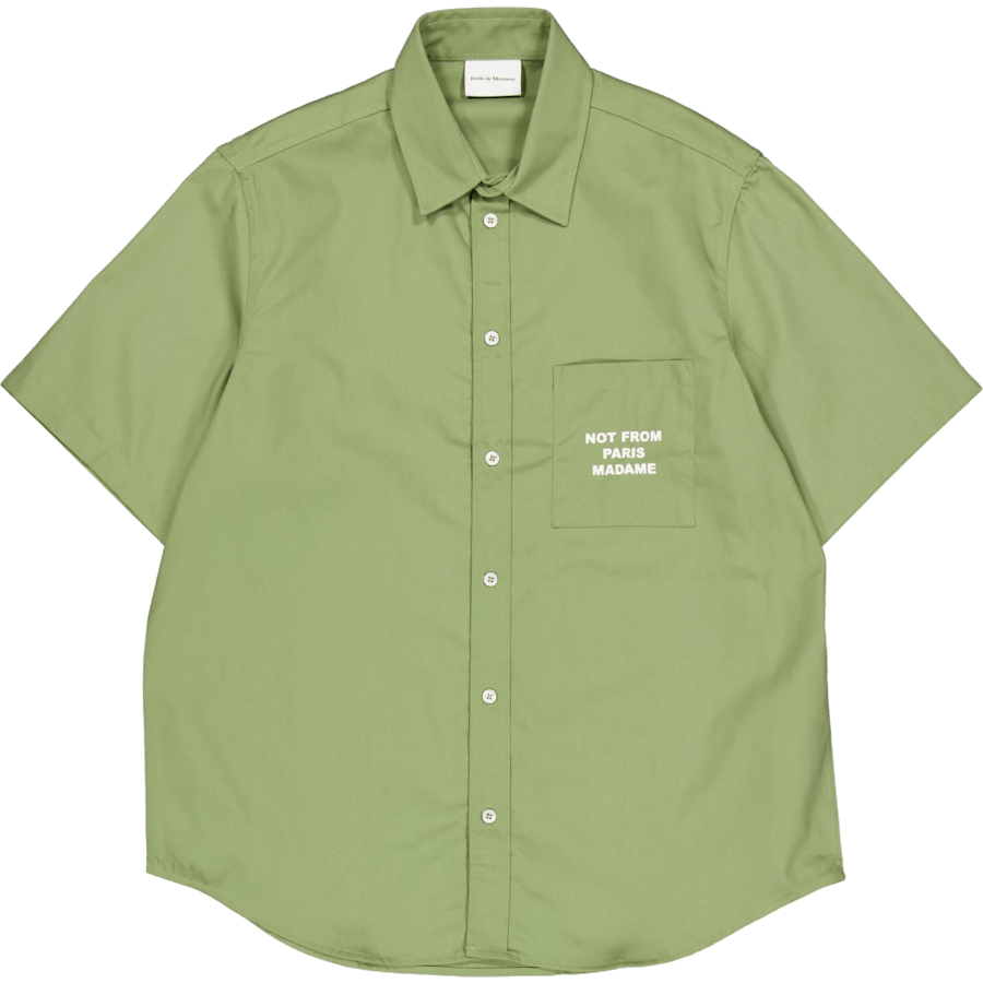 La Chemise Slogan Light Khaki