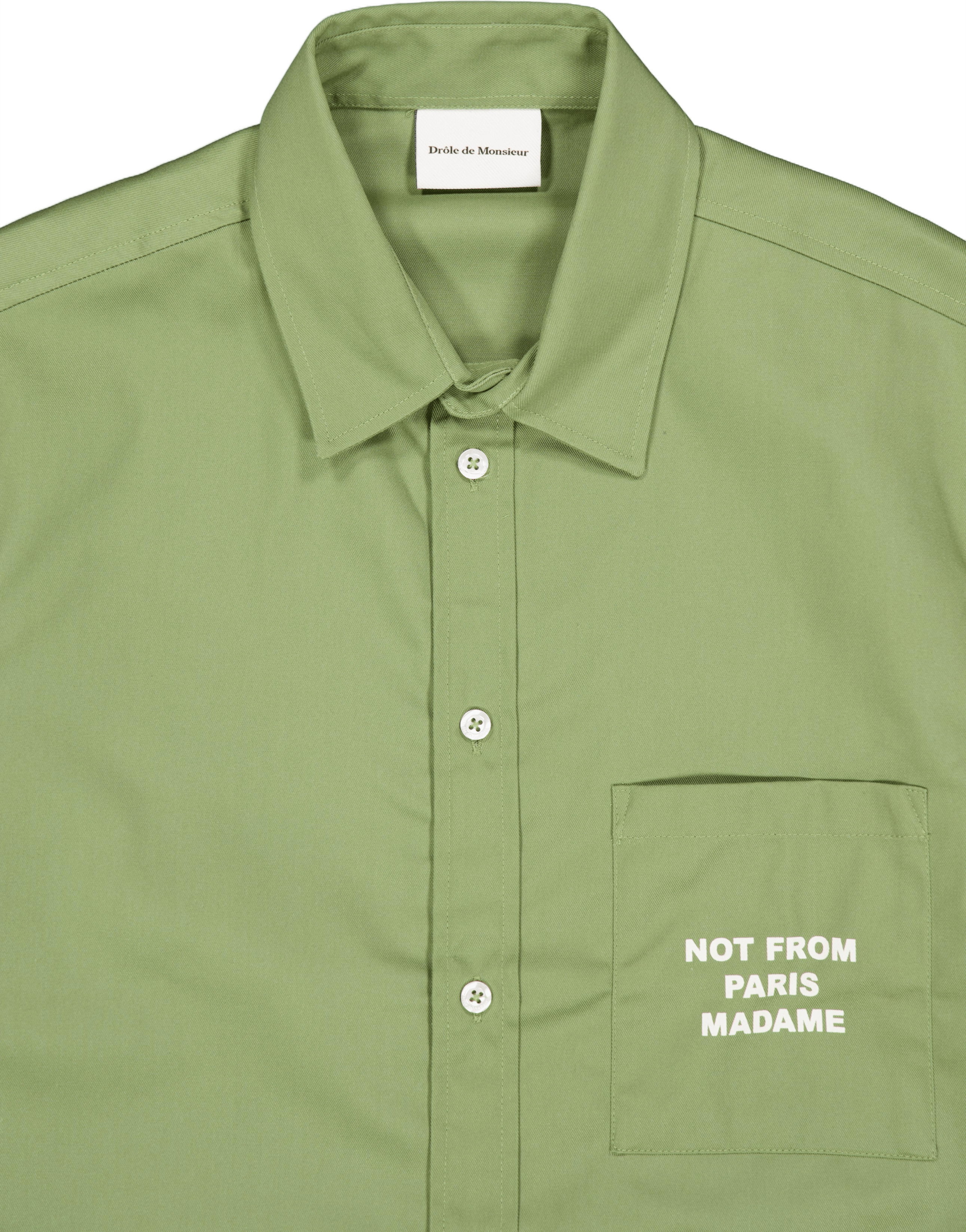 La Chemise Slogan Light Khaki - Bild 3