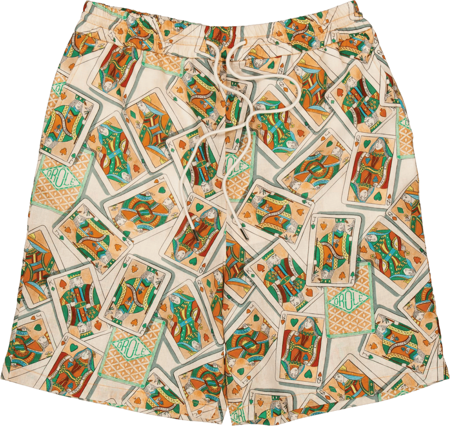 Le Short Jeu De Cartes Peach