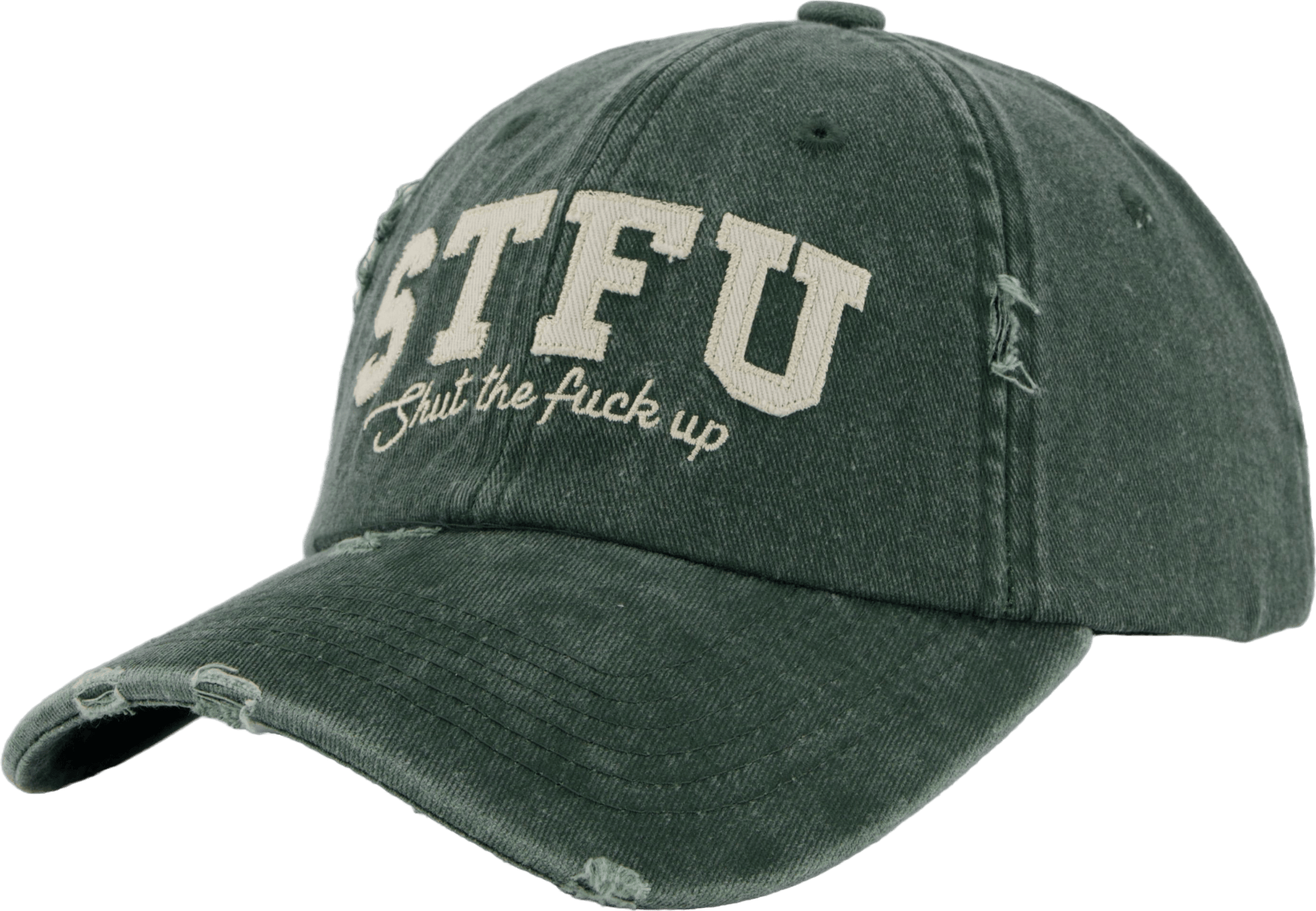 Stfu Vintage Dad Cap Washed Green